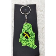 MEKAH MAKKAH KAABAH ARAB MAP KEYCHAIN