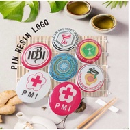 LOGO PIN ACRYLIC RESIN PIN CUSTOM PIN
