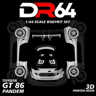 DR64 Bodykit Hotwheels Scion BRZ GT86 / Body Kit Custom Mini GT / Inno64 / Tarmac / Tomica