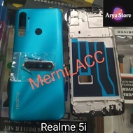 Haising Fullset Frame Lcd Realme 5i Backdor + Frame middle bone