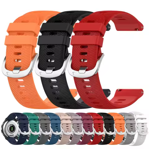 20/22mm Watch Strap For POLAR Vantage V3 M3 M2 M/IGNITE 3 2 Silicone Band For POLAR Grit X2 Pro/Grit