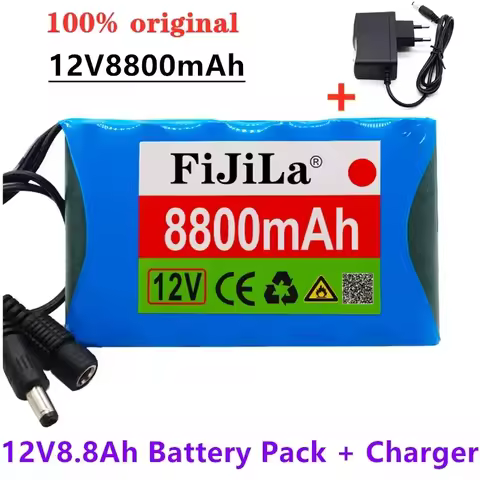 Draagbare Super 12V 8800Mah 6S1P Battery Pack Oplaadbare Lithium Ion Batterij Capaciteit Dc 12.6V 8.