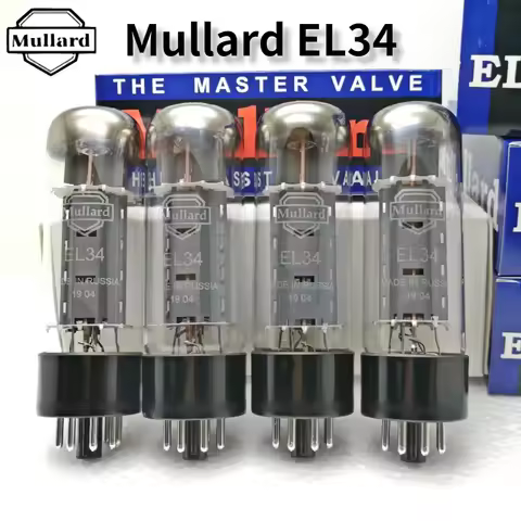 Mullard EL34 Vacuum Tube HIFI Audio Valve Replaces 6CA7 KT77 KT90 5881 6P3P KT66 Tube Amplifier Kit 