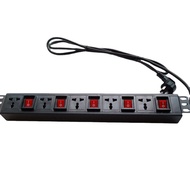 Industrial Aluminum Alloy PDU Socket Equipment cabinet socket Independent Jack PDU Power Socket Comp