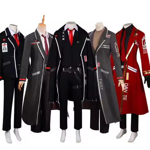 Limbus Company Uniform Ishmael Cosplay Costume For Men Women Top Pants Coat Accessories Halloween Ca