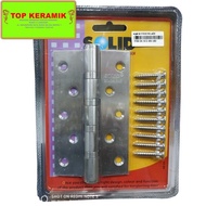 Solid Hinge EK.18 5x3x3 4BB US 32D / Ball Bearing Door Hinge