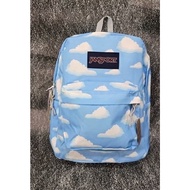 Js JANSPORT SPORT BAGS BACKPACK ORIGINAL BLUE CLOUDY
