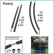 fixory Two Section Trampoline Poles Replaces with Foam Cover Trampoline Accessories Parts Easy to In