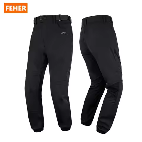 FEHER Summer Mesh Motorcycle Pants Man XJ-317 Breathable Ventilated Motorbike Pants Oxford Removable