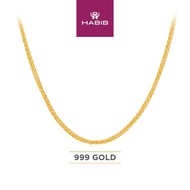 HABIB 999/24K Yellow Gold Necklace WWGC1221123