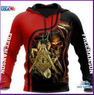 XZX180305   Freemason Masonic Lodge Freemasonry All Over Print Hoodie 11