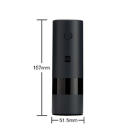 HUOHOU เครื่องบดไฟฟ้า ที่บดพริกไทย Electric Salt Grinder เครื่องปั่น เครื่องบดเกลือและพริกไทยไฟฟ้า พ