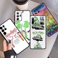 rick and morty TV Samsung Galaxy A32 A42 A52 A52S A72 M62 F62 A71 M53 4G 5G 【In Stock】 Silicone Soft Cover Camera Protection Phone Case