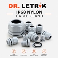 IP68 Nylon Cable Gland Plastic Waterproof Adjustable Joints [PG7, PG9, PG11, PG13.5, PG16, PG19, PG2