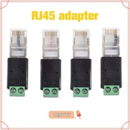 TOPBEAUTYMY RJ45 Terminal Adapter, 2PIN Terminal  Adapter RJ45 to RS485 Converter, Splitter RJ45 Mal