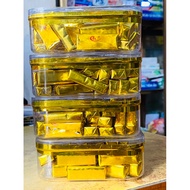 9999 gold bar shaped chocolate candy