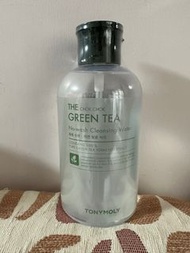 TONYMOLY The Chok Chok Green Tea Cleansing Water 綠茶免沖洗卸妝水 (700ml)