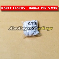 5 meter Karet elastis 4mm/karet 5mm/karet 7mm/karet 8mm/karet 10mm/karet 12mm/karet elastis murah/