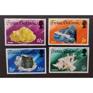 Tristan da Cunha ,1978 Minerals, MINT, COMPLETE SET