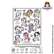 tokidoki Tattoo Sheets - Unicorno