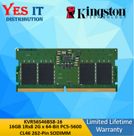 Kingston 8GB/16GB/32GB/48GB 5600MHz DDR5 Non-ECC CL46 SODIMM Laptop RAM KVR56S46BS6-8 / KVR56S46BS8-