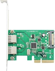 Airlia STRAIGHT USB 3.1 Type A Expansion 10Gbps ASM1142 PCI Express x4 Connection SD-PE4U31-B
