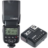 PAKET FLASH GODOX TT600 PLUS TRIGGER GODOX X2T TTL FOR SONY