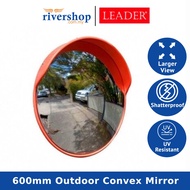 LEADER 600mm 60cm Outdoor Convex Mirror With Cap Traffic Mirror Traffic Parking Mirror Cermin Persim