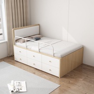 【Contact Customer Service For Customization】 Simple Half-height Bed Cabinet Integrated Tatami Bed Sm