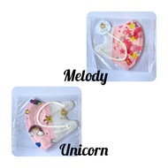 1PC Baby Girl 3D 3PLY Face Mask (0-3 years old) 女宝宝3D三层防护口罩