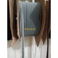 Ulu Mohair Small 7mm X 5mm / Aluminum Door Mohair Seal - Grey