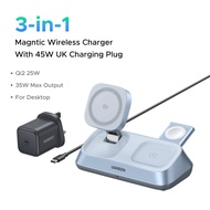 UGREEN 3-IN-1 Qi2 35W MagFlow Wireless Charger Magsafe Charger With MFi for iPhone 17 16 Pro Max iPh