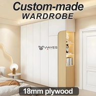 Bedroom Wardrobe Build-in Carpentry c/w Storage Cabinet & Side Cupboard & Dresser & Table Custom-mad