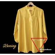 Plain yellow rayon blouse Plain rayon blouse jumbo plain lasenta blouse Plain rayon blouse