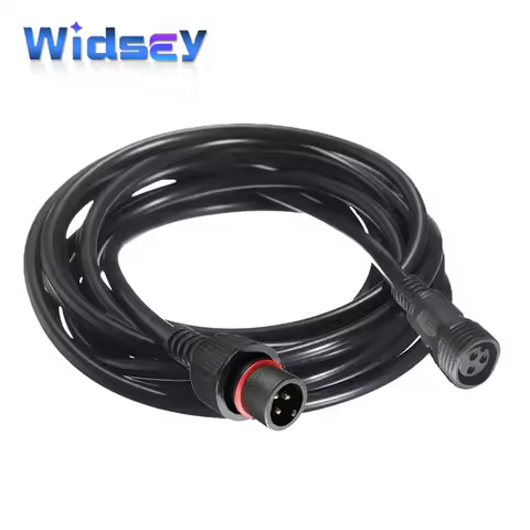 IP68 Waterproof Connector Elongated Extension Line 234 Core 22AWG 0.3 Square 2pin 3pin 4pin Wire Con