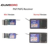 DUMBORC P6F P6FG mini P6F P6FG 2.4G 6CH Gyro Receiver for X6 X4 X5 Transmitter Remote Controller for