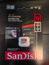 512 GB Sandisk Extreme Micro SD 記憶卡