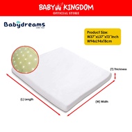 Babydreams High Density Anti-Dust Mite  Foam Mattress with Ventilation Holes - 37x37x3"/94x94x7.6cm(