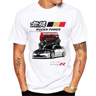 JDM White Tees 2025 Civic Type R EG6 Car Legend T-Shirt New Summer Men Short Sleeve Vintage Hip Hop 