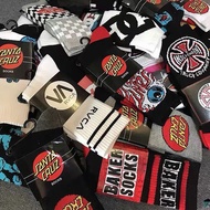 SANTA SKATEBOARD SOKCS SKATEBOARD Thickened Towel Bottom Street Wear Sports SKATEBOARD Mid-tube High
