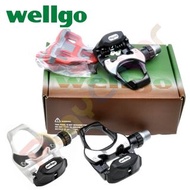 【Wellgo R251 鋁合金 卡踏】附扣片 LOOK 系統 白色/黑色 密封式軸承 公路車 踏板 鞋底板 培林卡踏