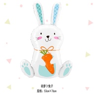 Animal Balloon Birthday Balloon Rabbit Balloon Aluminum Film Balloon Modeling Balloon Easter Balloon