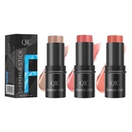 Ready Stock-QIC- Face Series Shimmer Stick Blush Highlight Contour Stick 6g-BO157