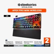 SteelSeries Apex Pro Mini Wireless HyperMagnetic Gaming Keyboard คีย์บอร์ดเกมมิ่งไร้สาย 60% ไฟ RGB
