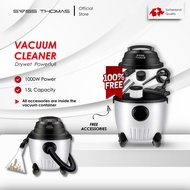 Swiss Thomas Wet & Dry Vacuum Cleaner Vakum Basah & Kering Pembersih Kotoran Carpet Fabric Spot Clea