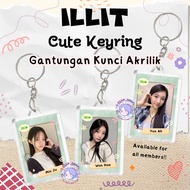 GANTUNGAN Keychain Keychain Acrylic Keychain ILLIT Member Yunah Iroha Minju Wonhee Moka