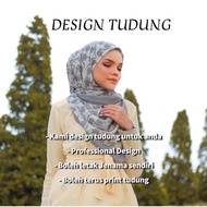 Design Tudung & Bina Jenama Sendiri Fabric/Hijab /Tudung (Professional Design Template - AI(Vector) 