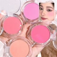 Monochrome powder blush transparent mirror soft waterproof blush powder natural pigment powder blush