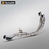 Motorcycle exhaust system modification for Aprilia RS660 full section 2021-2024