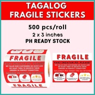 ☂ ☼ ✫ FRAGILE STICKER LABEL Tagalog COD